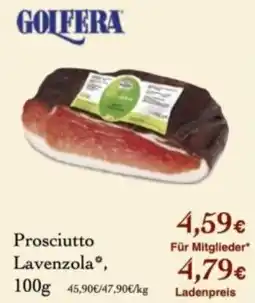 LPG Biomarkt GOLFERA Prosciutto Lavenzola Angebot