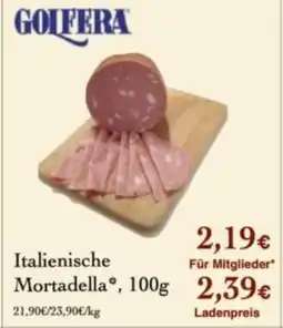 LPG Biomarkt GOLFERA Italienische Mortadella Angebot