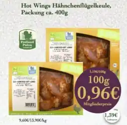 LPG Biomarkt Hot Wings Hähnchenflügelkeule Angebot