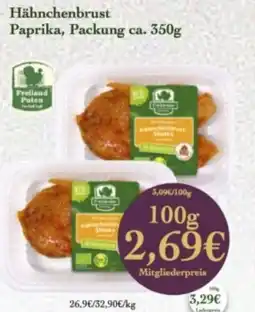 LPG Biomarkt Hähnchenbrust Paprika Angebot