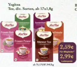 LPG Biomarkt Yogitea Tee Angebot