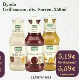 LPG Biomarkt Byodo Grillsaucen Angebot