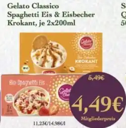 LPG Biomarkt Gelato Classico Spaghetti Eis & Eisbecher Krokant Angebot