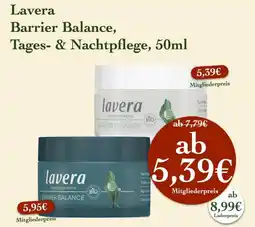 LPG Biomarkt Lavera Barrier Balance, Tages- & Nachtpflege Angebot