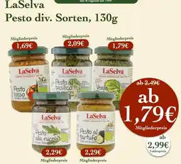 LPG Biomarkt LaSelva Pesto Angebot