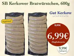 LPG Biomarkt SB Kerkower Bratwürstchen Angebot