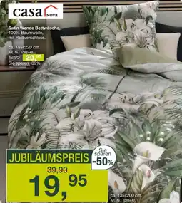 Möbel Inhofer Casa Nova Satin Wende Bettwäsche Angebot