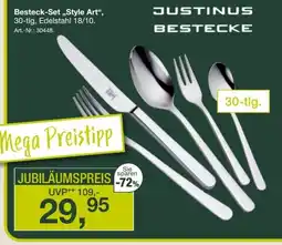 Möbel Inhofer JUSTINUS BESTECKE Besteck-Set „Style Art" Angebot