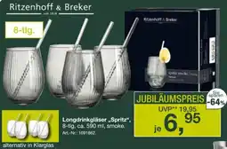 Möbel Inhofer Ritzenhoff & Breker Longdrinkgläser ,,Spritz" Angebot