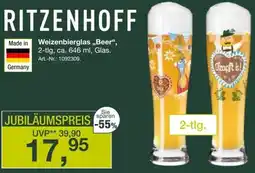 Möbel Inhofer RITZENHOFF Weizenbierglas „Beer" Angebot