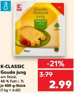 Kaufland K-CLASSIC Gouda jung Angebot