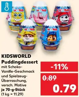 Kaufland KIDSWORLD Puddingdessert Angebot