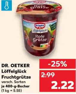 Kaufland DR. OETKER Löffelglück Fruchtgrütze Angebot