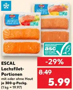Kaufland ESCAL Lachsfilet Portionen Angebot