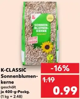 Kaufland K-CLASSIC Sonnenblumenkerne Angebot