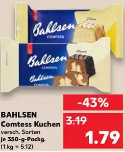 Kaufland BAHLSEN Comtess Kuchen Angebot