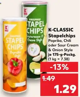 Kaufland K-CLASSIC Stapelchips Angebot