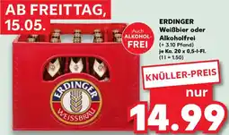 Kaufland ERDINGER Weißbier oder Alkoholfrei Angebot