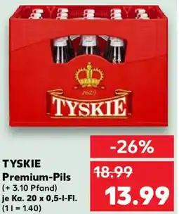 Kaufland TYSKIE Premium-Pils Angebot