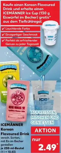 Kaufland ICEMÄNNER Korean Flavoured Drink Angebot