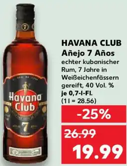 Kaufland HAVANA CLUB Añejo 7 Años Angebot