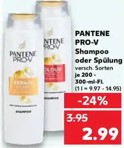 Kaufland PANTENE PRO-V Shampoo oder Spülung Angebot