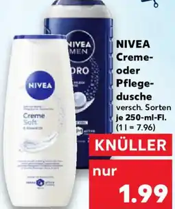 Kaufland NIVEA Creme oder Pflegedusche Angebot