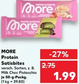 Kaufland MORE Protein Satisbites Angebot