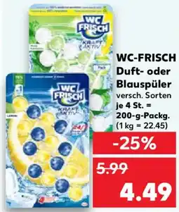 Kaufland WC-FRISCH Duft- oder Blauspüler Angebot