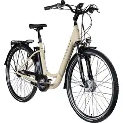 Netto Marken-Discount Zündapp Z517 E Bike Damenfahrrad 28 Zoll elfenbein Angebot