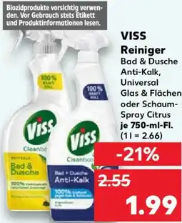 Kaufland VISS Reiniger Angebot
