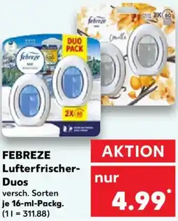 Kaufland FEBREZE Lufterfrischer Duos Angebot