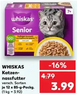 Kaufland WHISKAS Katzennassfutter Angebot