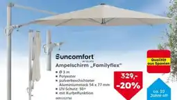 Globus Baumarkt Ampelschirm Familyflex Angebot