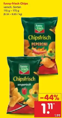 Netto Marken-Discount Funny Frisch Chips Angebot