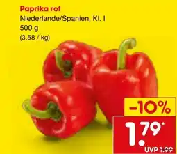 Netto Marken-Discount Paprika Rot Angebot