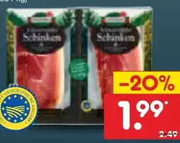 Netto Marken-Discount Tannenhof Schwarzwälder Schinken Angebot