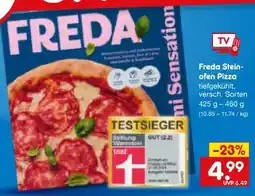 Netto Marken-Discount Freda Steinofenpizza Angebot