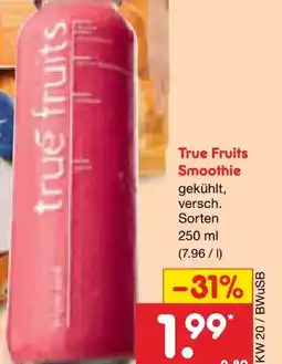 Netto Marken-Discount True Fruits Smoothies Angebot