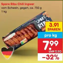 Netto Marken-Discount Spare Ribs Chili Ingwer Angebot
