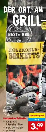 Netto Marken-Discount Best of BBQ Holzkohlebriketts Angebot
