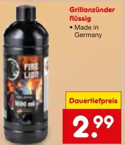 Netto Marken-Discount Fire Lion Grillanzünder Angebot