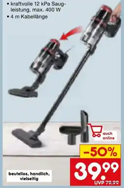 Netto Marken-Discount Clean Maxx Zyklon-Staubsauger Angebot