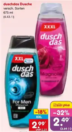 Netto Marken-Discount Duschdas XXL Dusche Angebot