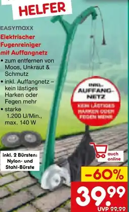 Netto Marken-Discount easy! MAXX Elektrischer Fugenreiniger Angebot
