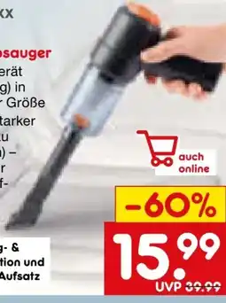 Netto Marken-Discount Clean Maxx Akku-Handstaubsauger Angebot