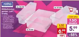 Netto Marken-Discount Rotho Kühlschrankorganizer-Set Loft Angebot