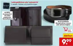 Netto Marken-Discount Spirit of Colours Herren Ledergeldbörse Angebot