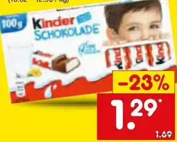 Netto Marken-Discount Ferrero Kinder Schokolade Angebot