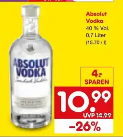Netto Marken-Discount Absolut Vodka Angebot